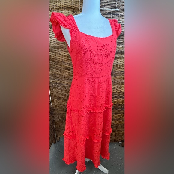 Anne Klein Eyelet Dress (10) - Picture 2 of 7